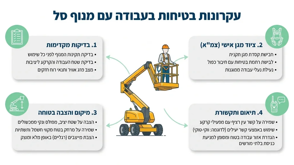 גוזם מקצועי בתל אביב עובד עם מנוף