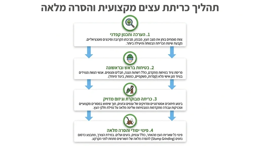 כריתת עצים ברמת גן בצורה בטוחה